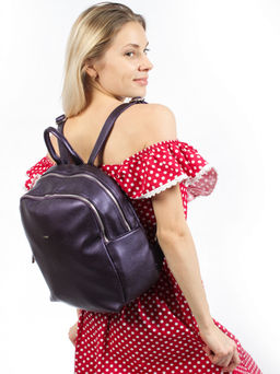 LACCOMA рюкзак Софи-F001-фиолетовый эко кожа хлопок