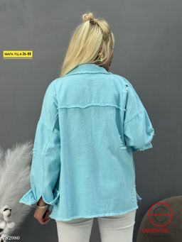 Джинсовая куртка женская