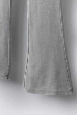 STAR WASH EFFECT FLARE LEGGINGS - Zara фото 4