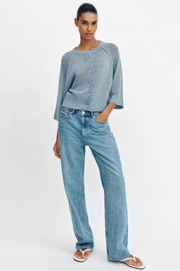 CHAQUETA R?STICA PUNTO / Gris azul