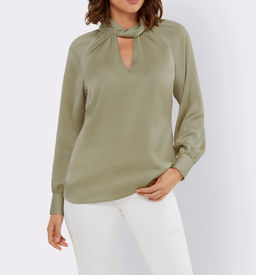 Блузка, серая - Ashley brooke фото 3