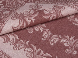 07с-39ЯК 50*70 Полотенце "Акантус" цв. бордо