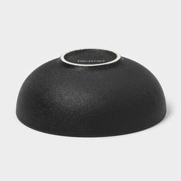 Салатники Magistro Carbon, 250/650/1.2 л, d=11/16/19.5 см, набор 3 шт., керамика, чёрные