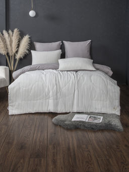 Stripe Muslin (серебро платина) комплект