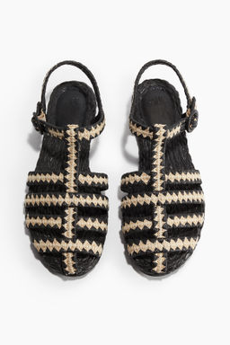 Sandalias de pescador en paja - H&m фото 2