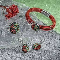 Серьги из муранского стекла ARALIA LS3515 - Vloes фото 3