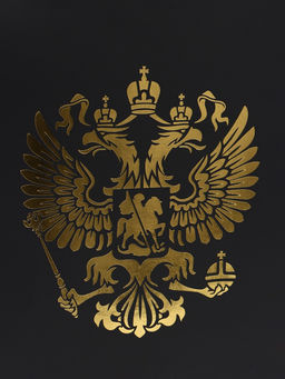 Пакет подарочный, упаковка, «Герб России», 32×26×12 см