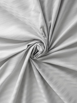 Проcтыня сатин-страйп 160x240 серый сатин - Denastia фото 5