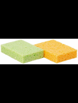 ЧИСТЮЛЯ БЭБИ губки д/детской посуды Натуральные (2шт)