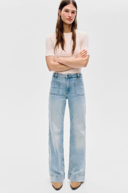 Wide High Waist Jeans - H&m фото 9