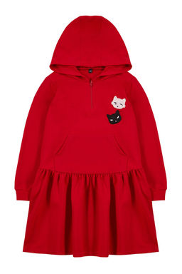 Pudra K?z Cocuk Regular Animal Orme Elbise TKDAW25EL00014 - Trendyolmilla фото 13