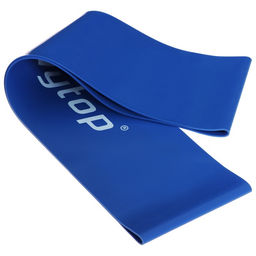 Фитнес-резинка ONLYTOP, 30.5×7.6×0.09 см, нагрузка 8 кг, цвет синий