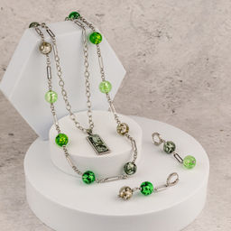 Серьги из муранского стекла SHINE LC3468