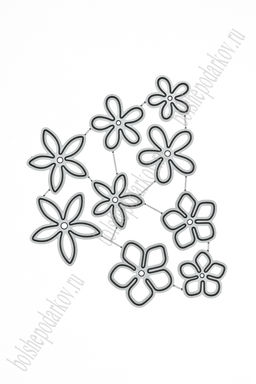 Форма для вырубки "Цветочек" 10,9*9,1 см (SF-7793) №94