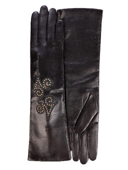 Перчатки женские ш+каш. F-IS0018 black - Eleganzza фото 2