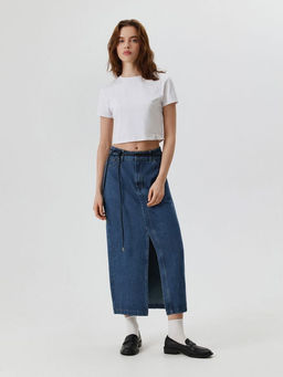 CONCEPT CLUB / Юбка джинсовая жен. Puerta синий