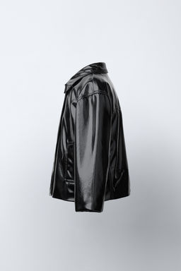 LEATHER EFFECT JACKET - Zara фото 3