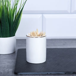 Набор для специй 4 предмета белый А / FY203004 /уп 48/ Золотая отводка Костяной - Галеонтрейд фото 11