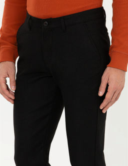 Siyah Slim Fit Kanvas Pantolon - Pierre cardin фото 5