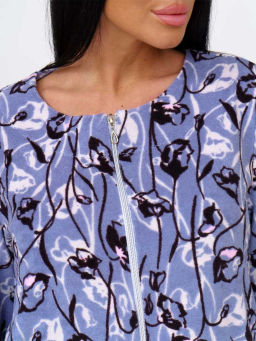 Халат женский, цвет голубой