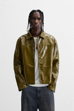 VINYL FINISH JACKET - Zara фото 2
