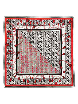 Платок жен. шелк 90х90 E04-8380-07 - Eleganzza фото 2