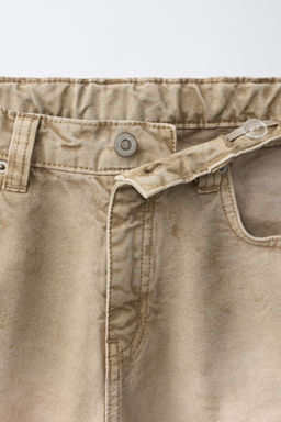 PANTAL?N CANVAS WIDE LEG / Crudo - Zara фото 4
