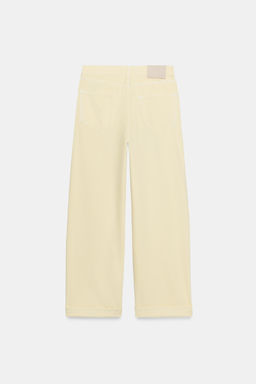 JEANS ZW COLLECTION BAGGY TIRO MEDIO / Amarillo - Zara фото 5