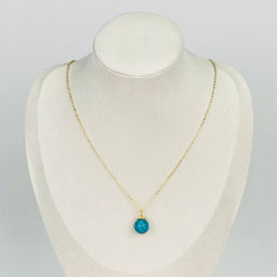 Кулон на цепочке из Бирюзы 50 см +