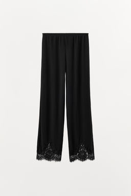 POINTELLE LACE TROUSERS