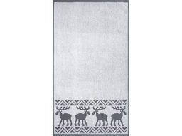 Полотенце махровое 6с103.412ж1 Оленики(графит5) 50х90см