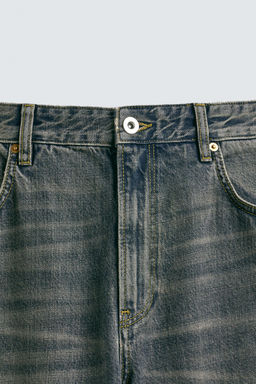 JEANS FLARE FIT / Azul / Verde - Zara фото 9