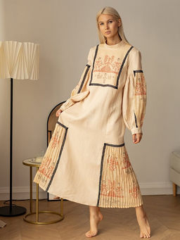 Платье 100% лён