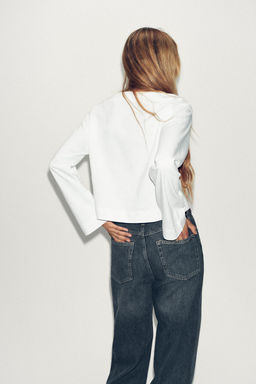 BOAT NECK T-SHIRT - Zara фото 4