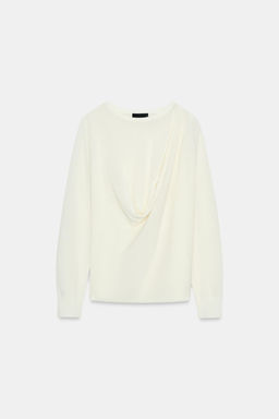 JERSEY PUNTO FLUIDO / crudo-blanco - Zara фото 5