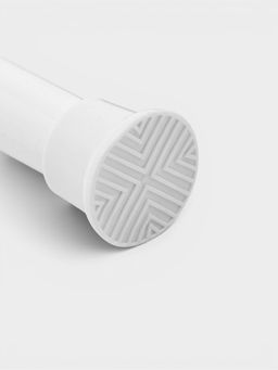 Карниз для ванной комнаты "Контур" 110-200 см, цвет белый