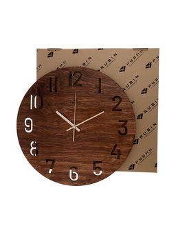 Часы настенные, интерьерные, бесшумные, d-40 см, дерево, открытые