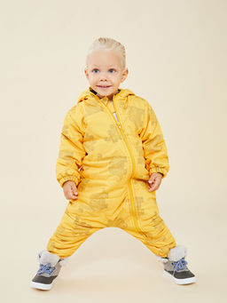 Kap??onlu Uzun Kollu Bask?l? Erkek Bebek Astronot Mont - Waikiki фото 2