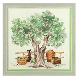 Набор кухонный «Этель» Olivia, скатерть 110×145±3 см, салфетки 40×40 см-4 шт., 100% хлопок