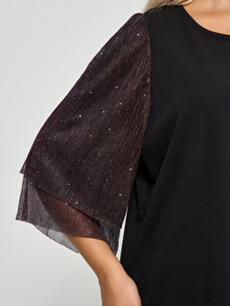 Футболка 0208-2 чёрный - Dora фото 118