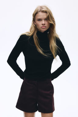 Pantal?n corto de talle alto - H&m фото 5