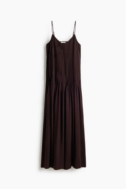 Vestido de modal con jaretas