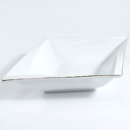 90080-704L Блюдо сервировочное для подачи керамика 26х23х6,5 LR (х8)