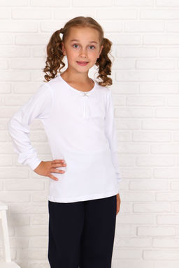 Блузка Микелла длинный рукав детская