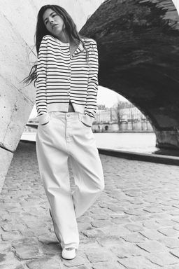 STRIPED KNIT CARDIGAN - Zara фото 3