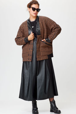 Кардиган SOVA 11187 коричневый фото 4