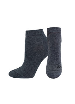 Цена за 2 пары Носки короткие Conte Elegant, т.серый меланж  фото 2