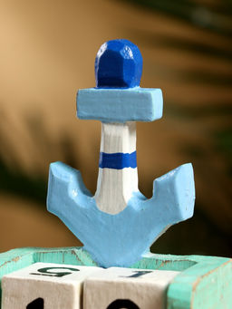 Календарь настольный Якорь, 7410 см, дерево, бирюзово-голубой - Simaland фото 5