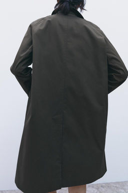 ZW COLLECTION OVERSIZE TRENCH COAT - Zara фото 4