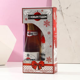 Подарочный набор женский Мечтай: гель для душа во флаконе шампанское 250 мл, крем для тела 200 мл - Чистое счастье фото 2